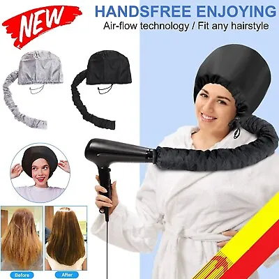 Unisex Hair Drying Cap Hat Hood Soft Womens Blow Dryer Hairdressing Tool Home • $13.99