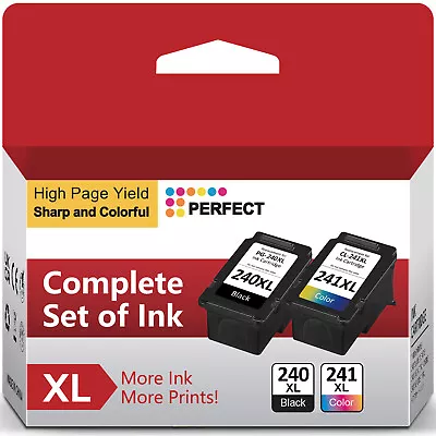 XXL Ink Cartridge For Canon PG-240XL CL-241XL PIXMA MG2220 MG3600 MG4120 Printer • $21.19