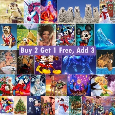$9.99 • Buy 5D DIY Full Drill Diamond Painting Art Embroidery Cross Stitch Home Art Xmas