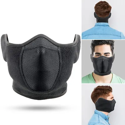 Winter Neck Warmer Running Face Masks Fleece Skiing Cycling Windproof Mask Scarf • $8.81