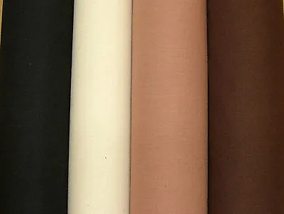 Flame Retardant Calico Cotton Fabric Upholstery Curtain Craft 4 Colour Available • £2.99