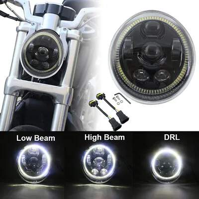 $109.98 • Buy For Motorcycle V-ROD HALO DRL OVAL LED CONVERSION HEADLIGHT VRSC MUSCLE