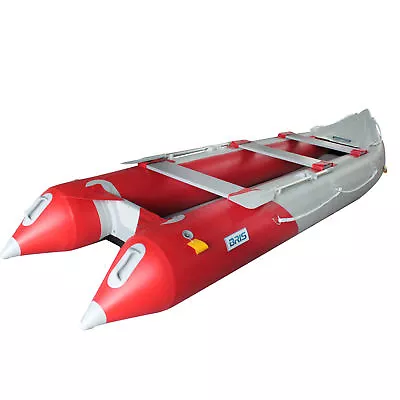 4.3m Inflatable Kayak Inflatable Boat Fishing Tender Poonton Boat With Airfloor  • $949