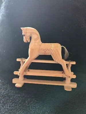 Rocking Horse Miniature Matchstick Model Craft Kit By Hobby's • £20