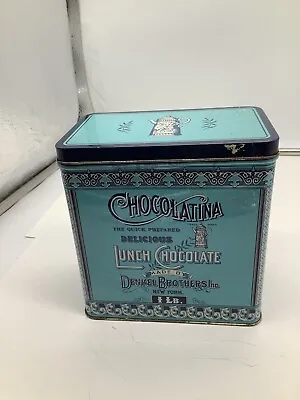 Vintage Chocolatina Lunch Chocolate Tin Denzel Brothers Inc • $14.99
