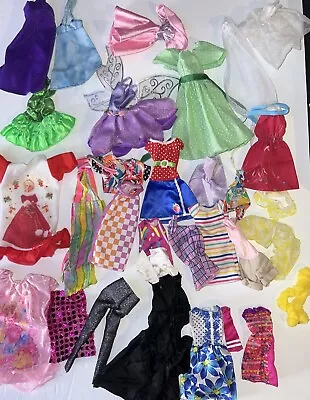 Huge Barbie Clothes Lot Dresses Vintage Veils Night Gowns Necklace Tops Pants • $21