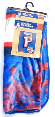 Northwest NBA Detroit Pistons Super Soft 50  X 60  Raschel Throw Polyester • $46.99