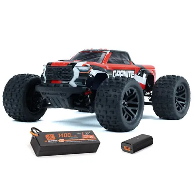 Arrma Granite Grom MEGA 4WD 380 Brushed 1/18 Monster Truck RTR (Red) • $129.99