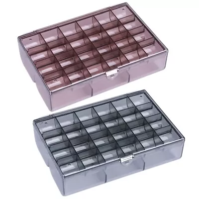 30 Grids Acrylic Jewelry Organizer Makeup Cosmetic Storage Box Container For Cas • £11.11