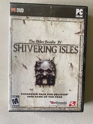 Pc Oblivion The Elder Scrolls Iv Shivering Isles Expansion Pack Game New + Map • £1