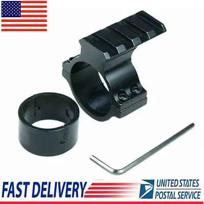 Scope Barrel Mount 1  / 25mm & 30mm Ring Adapter With 20mm Weaver Picatinny Rail • $6.95