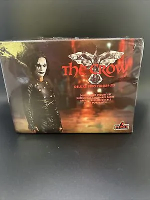 Mezco 5 Points THE CROW Eric Draven Deluxe 2-Figure Box Set Open W/ BOX DAMAGE • $32