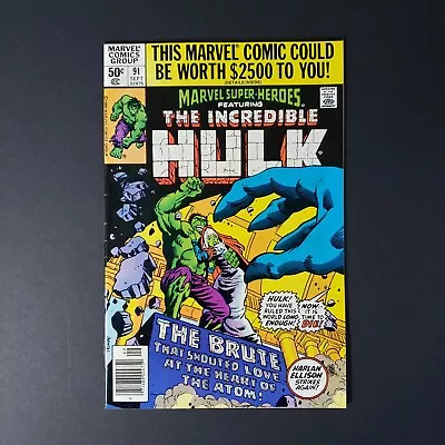 Marvel Super-Heroes #91 | Marvel 1980 | VF- • $3