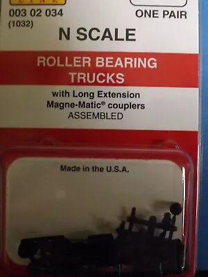 N Scale Micro-Train Couplers ROLLER BEARING LONG EXT (1032) Truck # 003 02 034 • $9.25