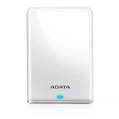 Adata AHV620S-1TU31-CWH 1Tb Usb 3.1 White 2.5  Portable External Hard Drive • £59.45