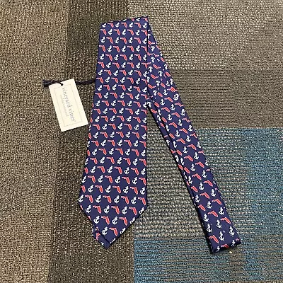 Vineyard Vines Custom Nautical Florida 100% Silk Neck Tie NWT • $15