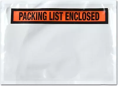 Packing List 7.5  X 5.5  Envelopes Enclosed Self Adhesive Pouch Shipping Label • $8.97