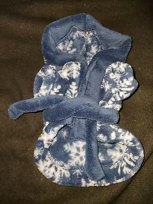 Adorable Super Soft Hooded Snowflake Puppy Robe - XS • $7.95