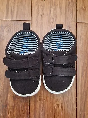 NEXT Black Baby Pram Shoes • £3