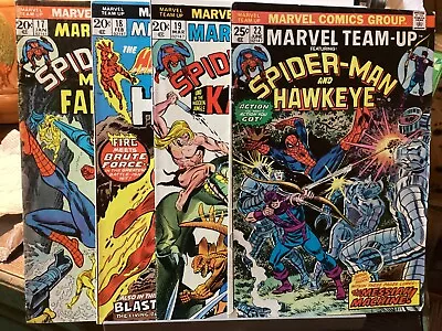 4 Comic Lot 1974 Marvel Team-up #17 18 19 22 Spider-man 1st Stegron • $12.99