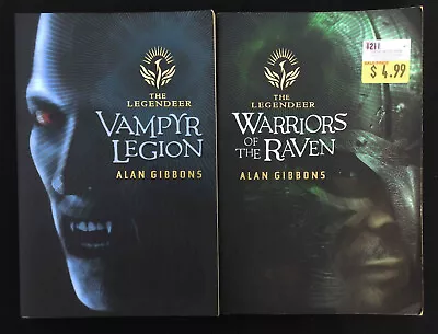 Alan Gibbons  2 Books Vampyr & Warriors Of The Raven • $9.95