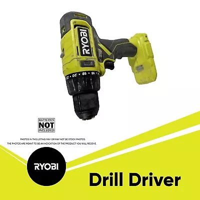 Ryobi PCL206 Cordless Drill 18 Volt 1/2 In Drill Driver W-3 • $25.50