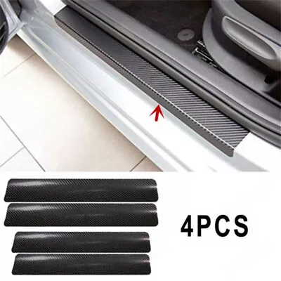 For Ford F-150 Carbon Door Sill Step Plate Scuff Cover Anti Scratch Protector • $9.99