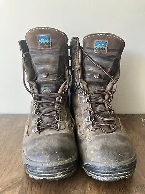 CABELAS MEINDL Size 11 Gore-Tex Brown Leather Insulated Hiking Hunting Boots • $29