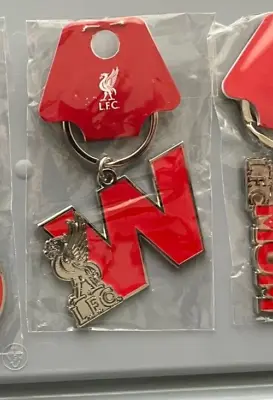 OFFICIAL LIVERPOOL FC LFC PREMIER LEAGUE Letter W Key Ring • £2.95