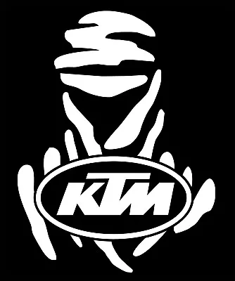 KTM Ninja Vinyl Decal 200 X 150 Mm Choose Your Color • $20