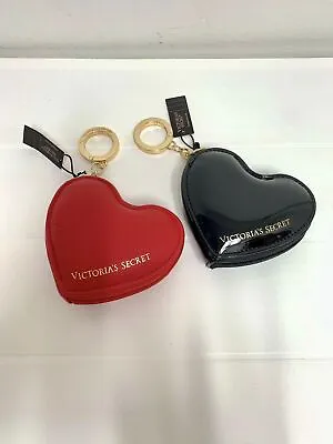 VICTORIA'S SECRET Heart Pouch Keychain Pick Your Color • $19.95