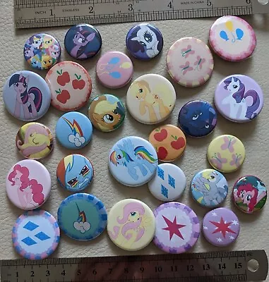 Set Of My Little Pony MLP Gen4 Can-badge Pins • $16.56