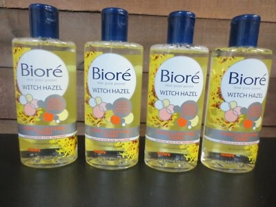 $24.99 • Buy Biore Clarifying Witch Hazel Facial Toner,  4 BOTTLES - 8 OZ EACH