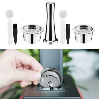 Coffee Capsule Stainless Steel Capsules Reusable Refillable Pods Kit For ALDI • $30.99