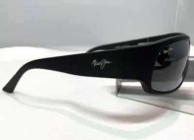 Maui Jim Longboard Mj 222-2m Matte Black With Grey Polarized Sunglasses New 8 • $135