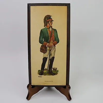 Soldier Wall Plaque Vintage Wood Wall Decor Unique American Dragoon 1959 No 3246 • $16.37