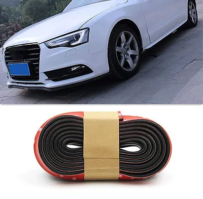 Car Front Rear Bumper 8.2ft Splitter Spoiler Lip Skirt Protector Side Body Pad • $40.51