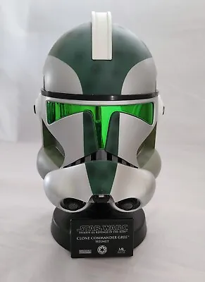 Star Wars Master Replicas Clone Commander Gree Mini Helmet • $195
