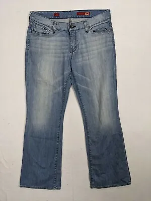 X2 Quality Denim Womens Jeans Eva Boot Size 12 Cotton Blend Blue • $14.95