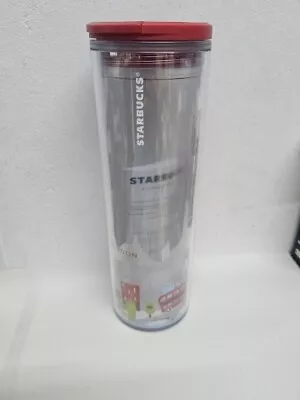 NEW Starbucks London City Travel Flash Mug Cup Tumbler 16floz 473ml 2023 Plastic • £14.99