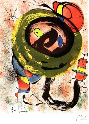 Joan Miro Limited Edition Les Voyants V 1970 High Quality Giclee Print 17x23 • $99.99