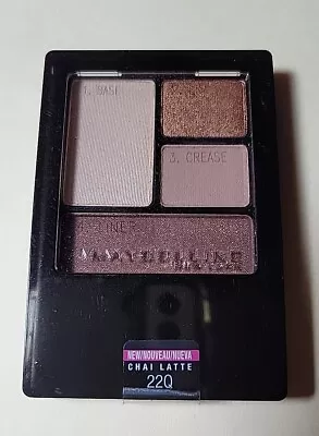 Maybelline Expert Wear Eyeshadow Quads 22Q Chai Latte 0.17 Oz. New Sealed  • $9.50