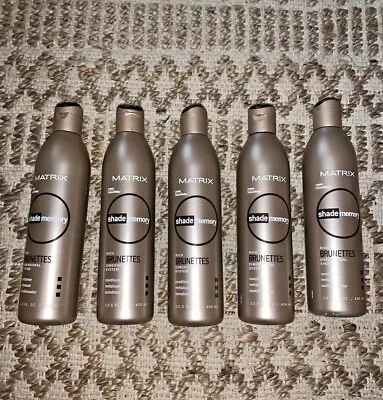 New Matrix Shade Memory Rich Brunettes Conditioner Lot Of 5 13.5 Oz ❤️tb5m31 • $95