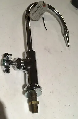 WATERSAVER Gooseneck Laboratory Faucet Cold Water Chrome • $145