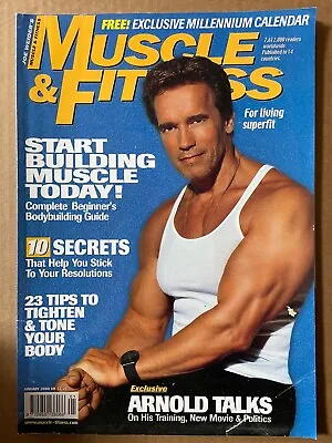 £8.50 • Buy Muscle & Fitness Magazine Jan 2000 Cover Arnold Schwarzenegger 9514