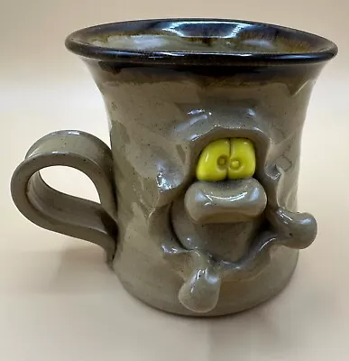 Vintage Ogwen Pottery Ugly Face Mug - Made In Wales - 400ml ~ VGC • £12.95