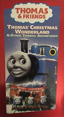 Thomas & Friends VHS THOMAS Christmas Wonderland 2000 Kids Movie-TESTED RARE • $34.08