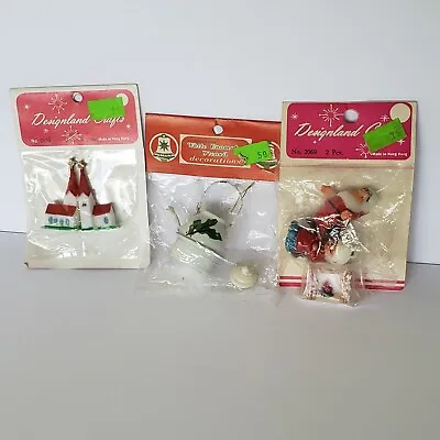 Designland Vintage Minature Chrsitmas Decor 7 Pieces • $12.99