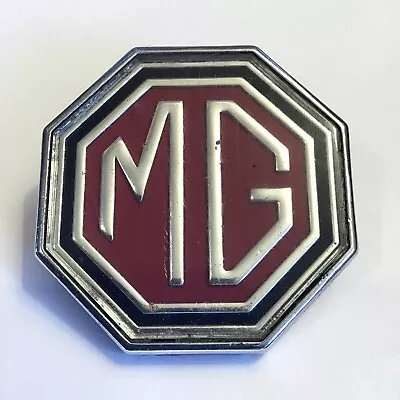 Vintage Mg Emblem Badge Metal Chrome Oem Bolt On “vintage Mg” Mgb Midget Part • $59.50