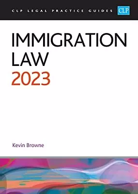 £43.99 • Buy Immigration Law 2023: Legal Practice Course Guides (LPC) By Browne, NEW Book, FR